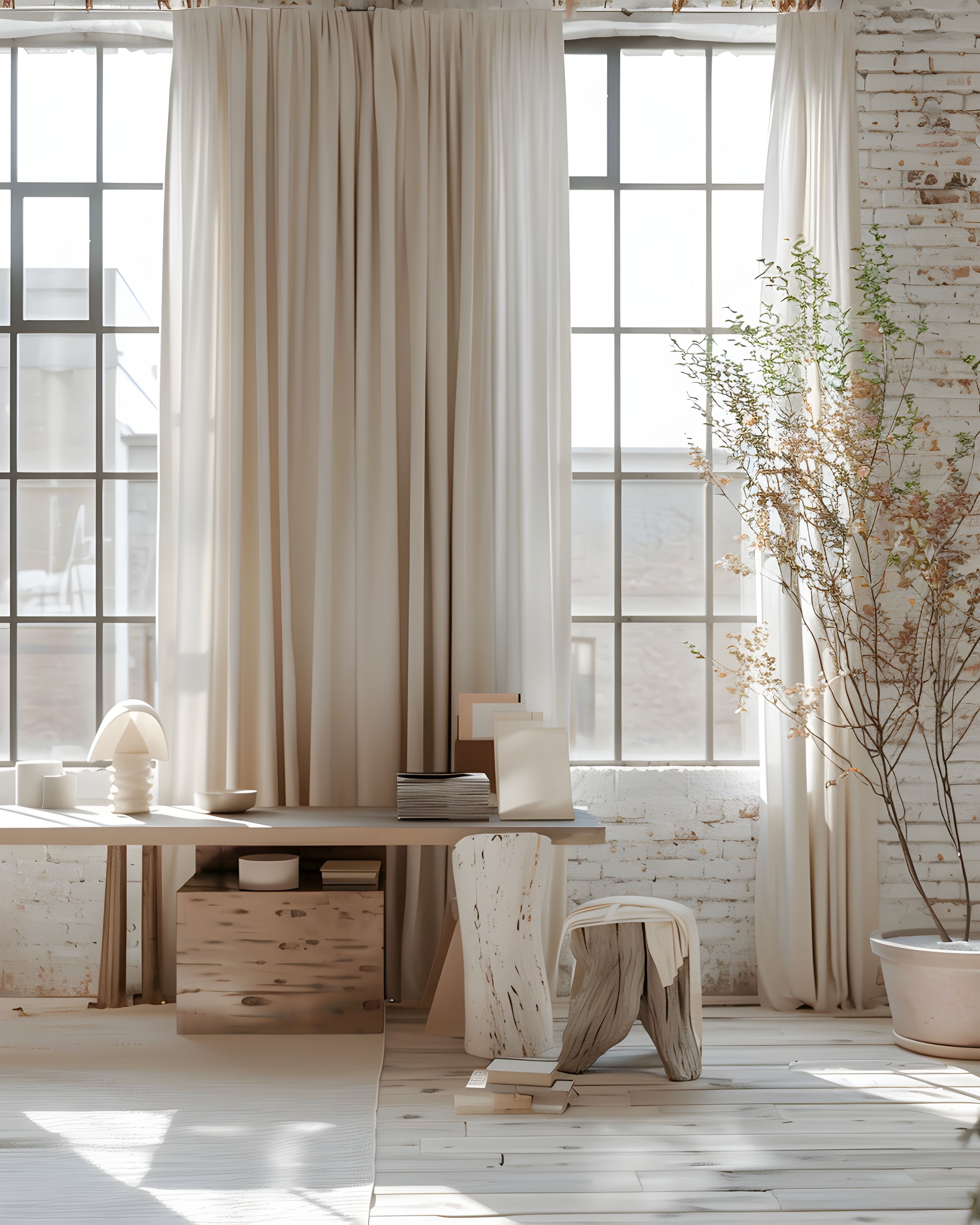 Everyday stationery for planning in a softly styled neutral desk scene